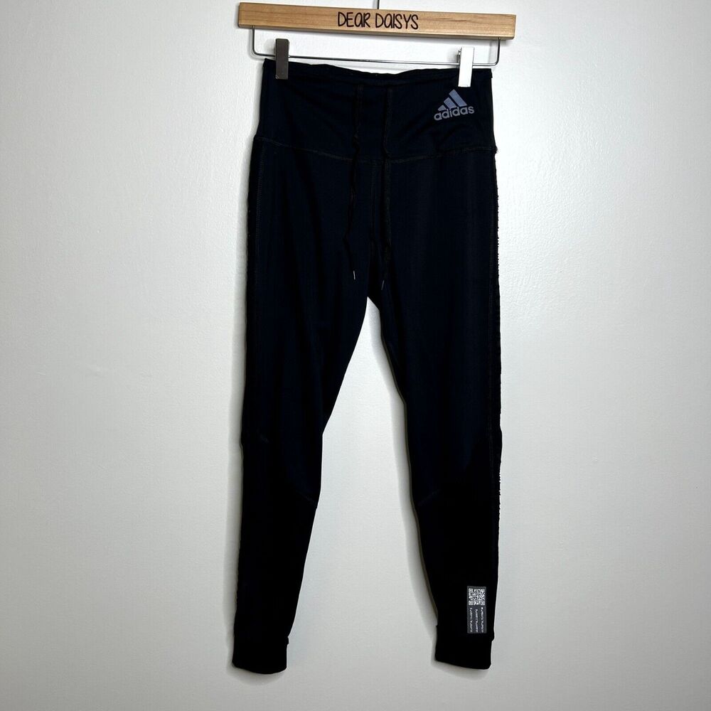 Adidas Primeblue Aeroready Black Vented Athletic Leggings